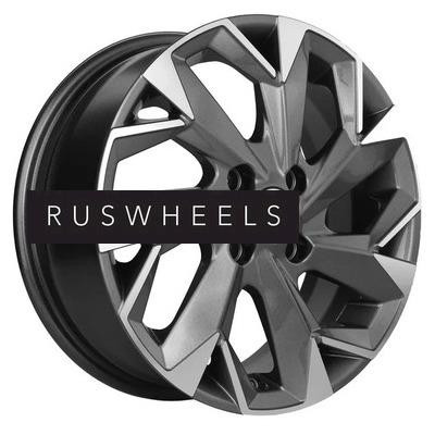 Диски Khomen Wheels 5,5x14/4x100 ET43 D67,1 KHW1402 (Solaris/Logan/Rio) Gray-FP