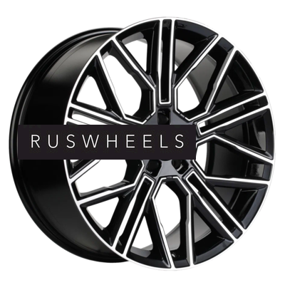 Диски Khomen Wheels 9,5x21/5x114,3 ET40 D64,1 KHW2101 (Tesla) Black-FP