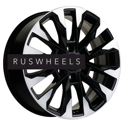 Диски Khomen Wheels 8x20/6x139,7 ET60 D95,1 KHW2010 (LC 300) Black-FP Диски Khomen Wheels 8x20/6x139,7 ET60 D95,1 KHW2010 (LC 300) Black-FP
