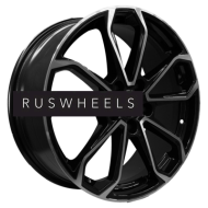 Диски Khomen Wheels 7x18/5x108 ET33 D60,1 KHW1816 (Chery Tiggo 7 (Pro/Pro Max)) Black-FP
