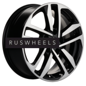 Диски Khomen Wheels 6,5x16/5x114,3 ET45 D60,1 KHW1612 (Toyota/Suzuki) Black-FP