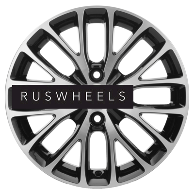 Диски Khomen Wheels 6x15/4x100 ET50 D60,1 KHW1506 (Vesta) Black-FP