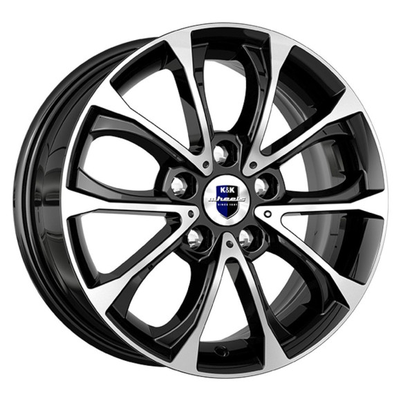 Диски КиК 6.5\R15 5*114.3 ET43 d66.1 Алмаз черный Диски КиК 6.5\R15 5*114.3 ET43 d66.1 Алмаз черный