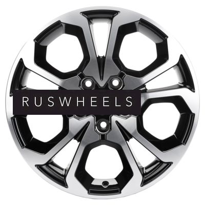 Диски Khomen Wheels 6,5x17/5x114,3 ET50 D67,1 KHW1711 (Ceed) Black-FP