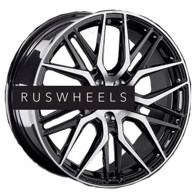 Диски LS Forged 8x18/5x112 ET38 D66,6 LS FG04 BKF (конус, C570)