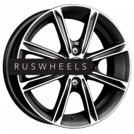 Диски КИК 5x14/4x100 ET43 D60,1 Флэш-оригинал (КС698) Алмаз черный