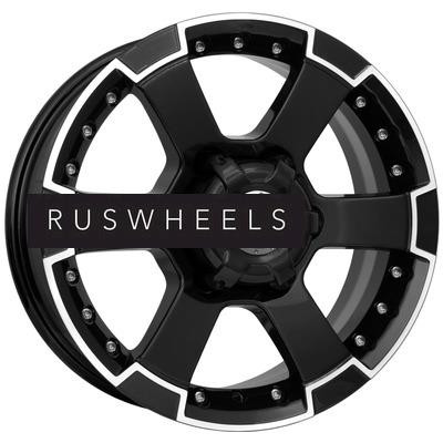 Диски КИК 7x16/6x139,7 ET38 D67,1 M56-оригинал (КС593) Алмаз черный Диски КИК 7x16/6x139,7 ET38 D67,1 M56-оригинал (КС593) Алмаз черный