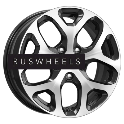 Диски КИК 6,5x16/4x100 ET50 D60,1 КС869 Алмаз черный Диски КИК 6,5x16/4x100 ET50 D60,1 КС869 Алмаз черный