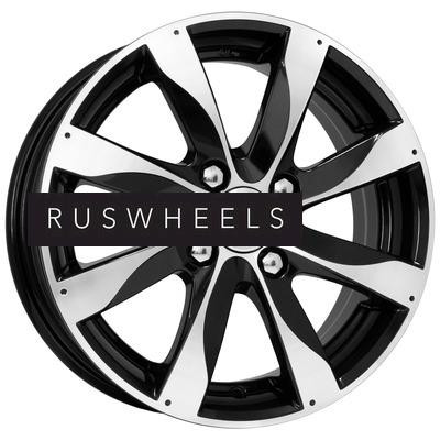 Грузовые диски K&K 6x15/4x108 ET38 D67,1 Джемини (КС617) Алмаз черный