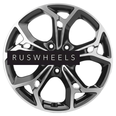 Диски Khomen Wheels 7x17/5x114,3 ET53 D67,1 KHW1702 (Ceed) Black-FP