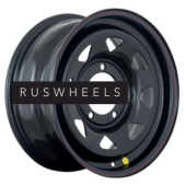 Диски Off-Road Wheels 7x17/5x139,7 ET15 D110 УАЗ (треуг. мелкий) Черный