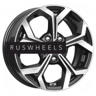 Диски КИК 6,5x16/5x112 ET50 D57,1 КС878 Алмаз черный