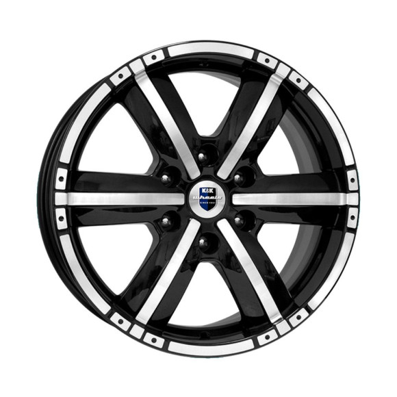 Диски КиК 7.5\R17 6*139.7 ET25 d106.1 Алмаз черный