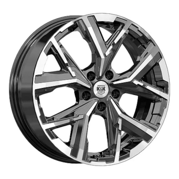 Диски КиК 6.5\R18 5*114.3 ET40 d66.6 Алмаз черный Диски КиК 6.5\R18 5*114.3 ET40 d66.6 Алмаз черный