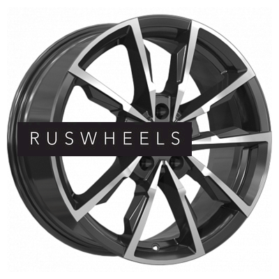 Грузовые диски K&K 7,5x17/5x114,3 ET45 D66,1 Меренге-оригинал (КС902) Алмаз черный