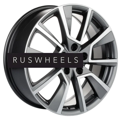 Диски Khomen Wheels 7x18/5x114,3 ET37 D66,5 KHW1802 (Dargo/Jolion) Gray-FP