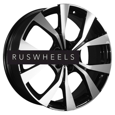 Диски Khomen Wheels 7x19/5x108 ET45 D65,1 KHW1906 (Dongfeng AX7) Black-FP