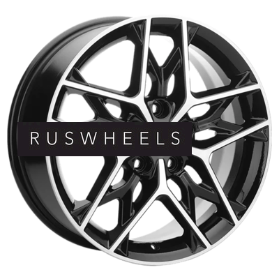 Диски Khomen Wheels 7x17/5x110 ET40 D67,1 KHW1709 (Evolute i-Joy) Black-FP