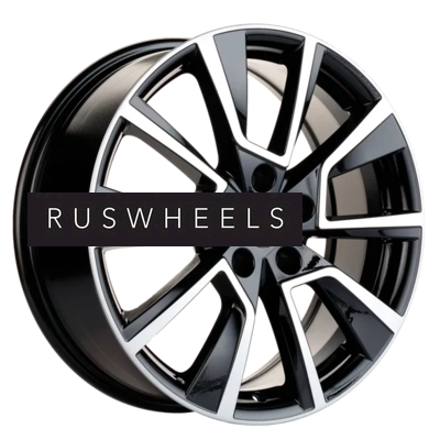 Диски Khomen Wheels 7x18/5x114,3 ET37 D66,5 KHW1802 (Dargo/Jolion) Black-FP Диски Khomen Wheels 7x18/5x114,3 ET37 D66,5 KHW1802 (Dargo/Jolion) Black-FP