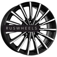 Диски КИК 5,5x14/4x98 ET40 D58,5 Акцент (КС641) Алмаз черный