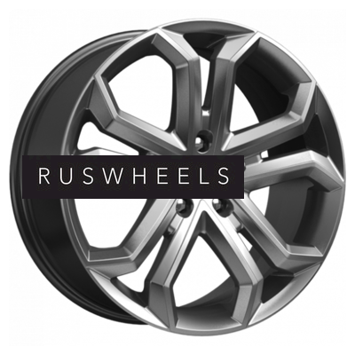 Диски КИК 8,5x19/5x127 ET40 D71,6 Пандора (КС466) Дарк платинум Диски КИК 8,5x19/5x127 ET40 D71,6 Пандора (КС466) Дарк платинум