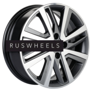 Диски Khomen Wheels 6x16/4x100 ET46 D54,1 KHW1609 (Rio II/Solaris II) Gray-FP