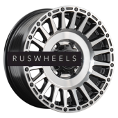 Диски LS FlowForming 8x17/6x139,7 ET36 D100,1 RC95 BKSF (конус, Колпак+лого)