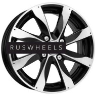 Диски КИК 5,5x14/4x100 ET45 D56,1 Джемини-оригинал (КС480) Алмаз черный