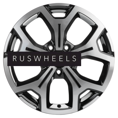 Диски Khomen Wheels 6,5x17/5x108 ET50 D63,3 KHW1710 (Focus) Black-FP