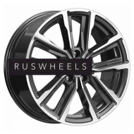 Диски КИК 7,5x17/5x114,3 ET35 D60,1 Лацио (КС964) Алмаз черный