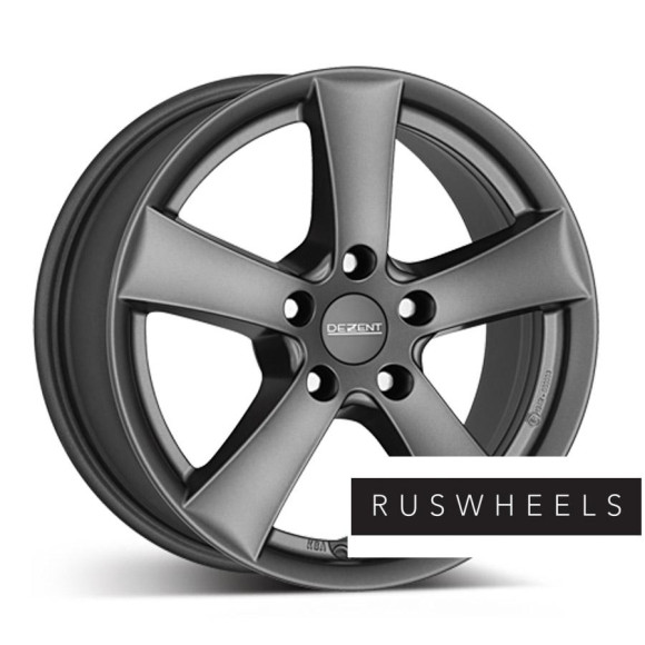 Диски Dezent R18 / 7.5J PCD 5x112 ЕТ 50 ЦО 70.1 TX graphite