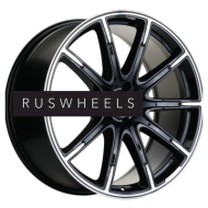 Диски Khomen Wheels 10,5x21/5x112 ET30 D66,6 KHW2102 (GLS class) Black-FP