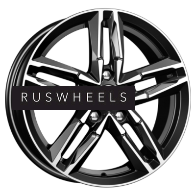 Диски КИК 6x16/5x112 ET46 D66,6 Sayan-оригинал (КС731) Алмаз черный