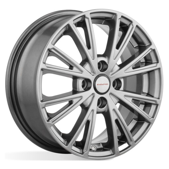 Диски КиК  Меандр (КС888)  6,0\R15 4*100 ET50  d60,1  Дарк платинум  [r77168]