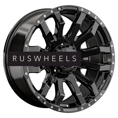 Диски LS 9x20/5x150 ET25 D110,5 1294 BK (конус, Колпак+лого)