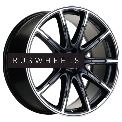 Диски Khomen Wheels 9,5x21/5x112 ET30 D66,6 KHW2102 (GLS class) Black-FP