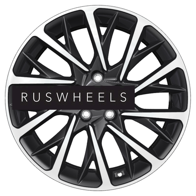 Диски Khomen Wheels 7,5x18/5x108 ET52,5 D63,3 KHW1804 (Kuga) Black-FP